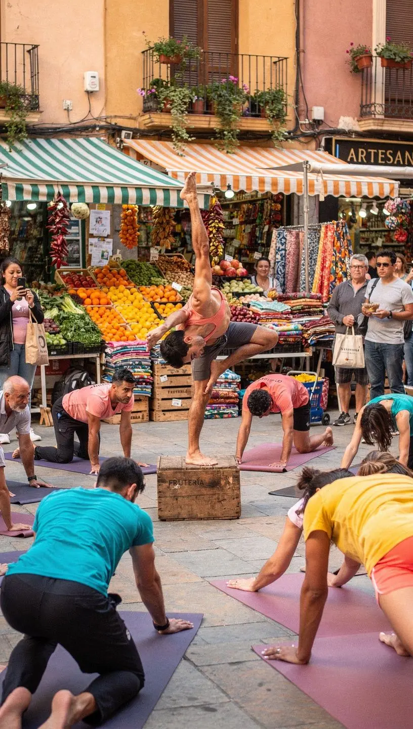 Atletas meditando al aire libre, enfocándose en la conexión mente-cuerpo.