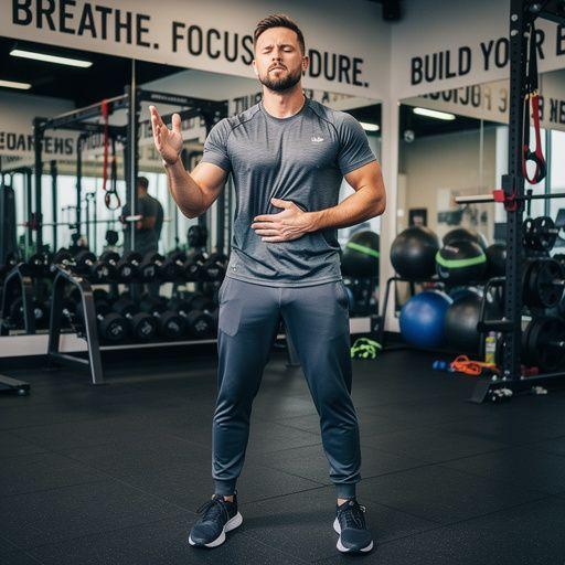 Un instructor guiando una clase de yoga, enfatizando la importancia de la resistencia y la concentración.
